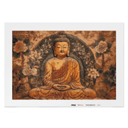Malen nach Zahlen - Buddha Bowo Holzrelief