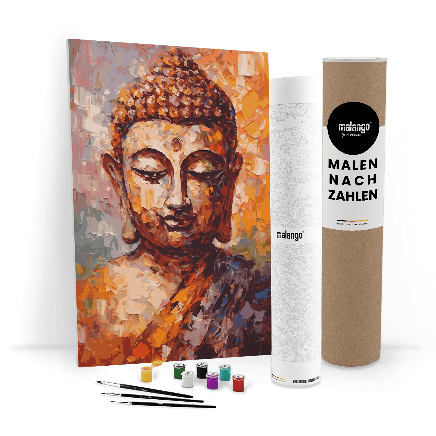 Malen nach Zahlen - Buddha Balin