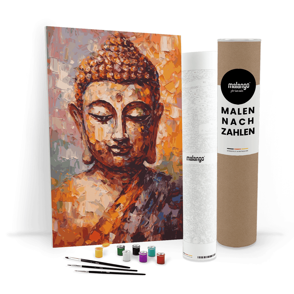 Malen nach Zahlen - Buddha Balin
