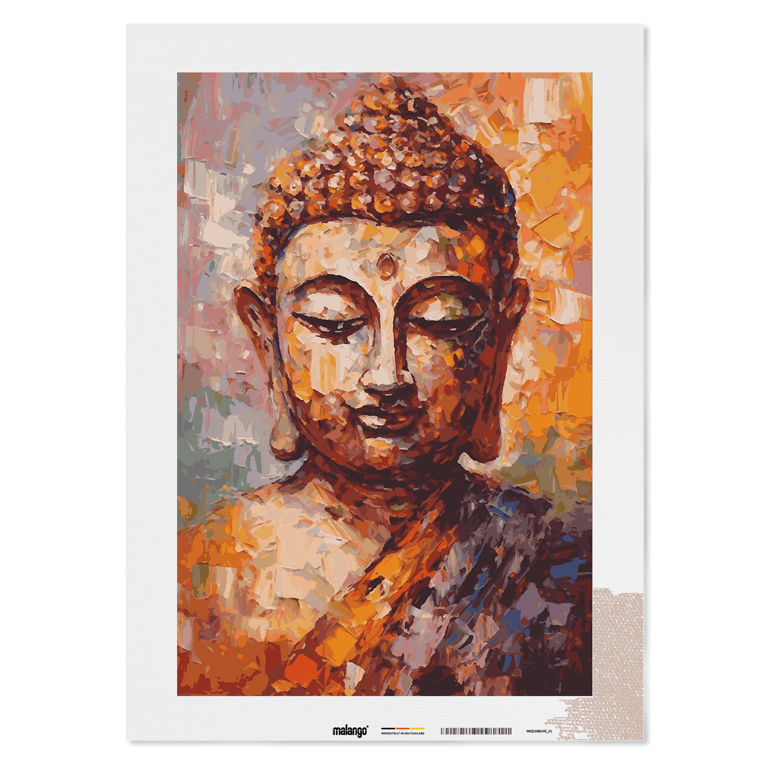 Malen nach Zahlen - Buddha Balin