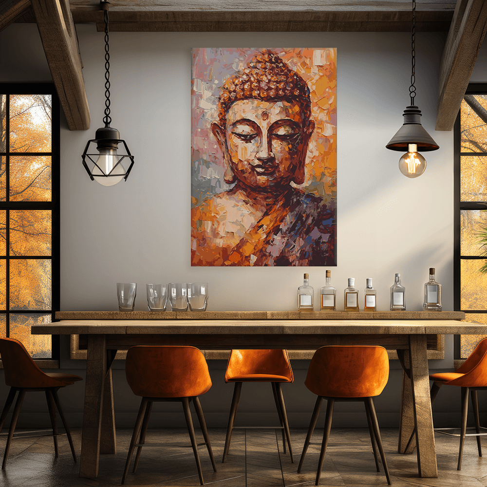 Malen nach Zahlen - Buddha Balin