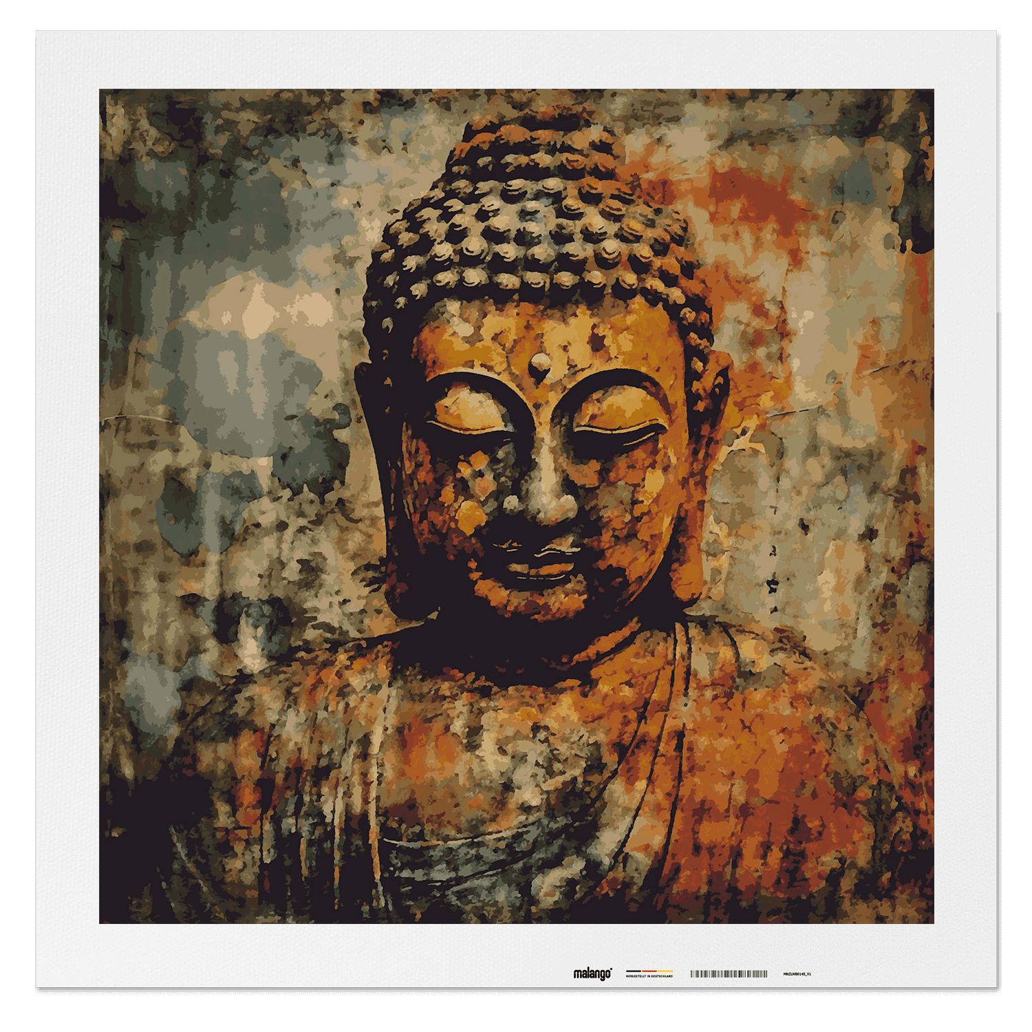 Malen nach Zahlen - Buddha Bansa