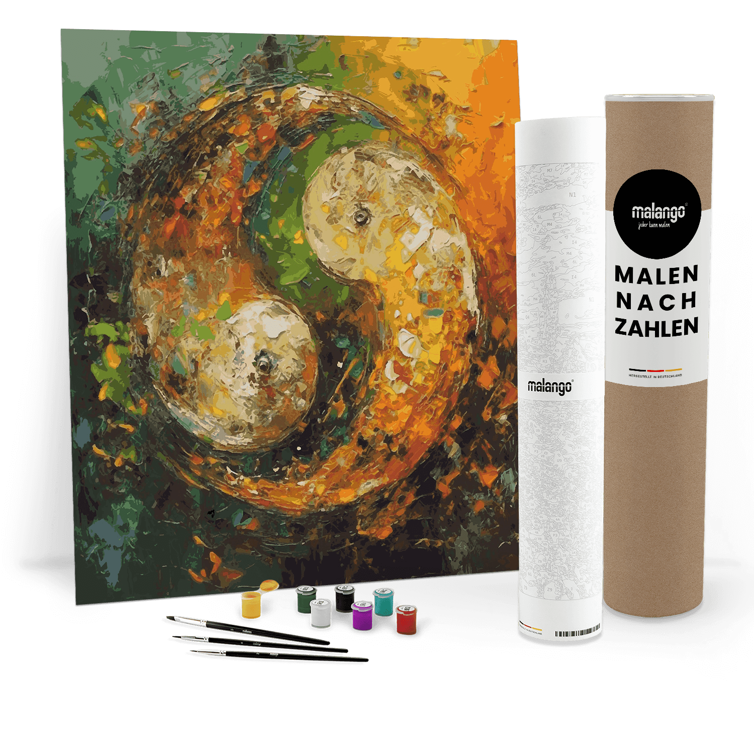 Malen nach Zahlen - YIN YANG ABSTRAKT