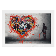 Malen nach Zahlen - Banksy Inspired - Make Love Not War - Hifza - Limited Edition