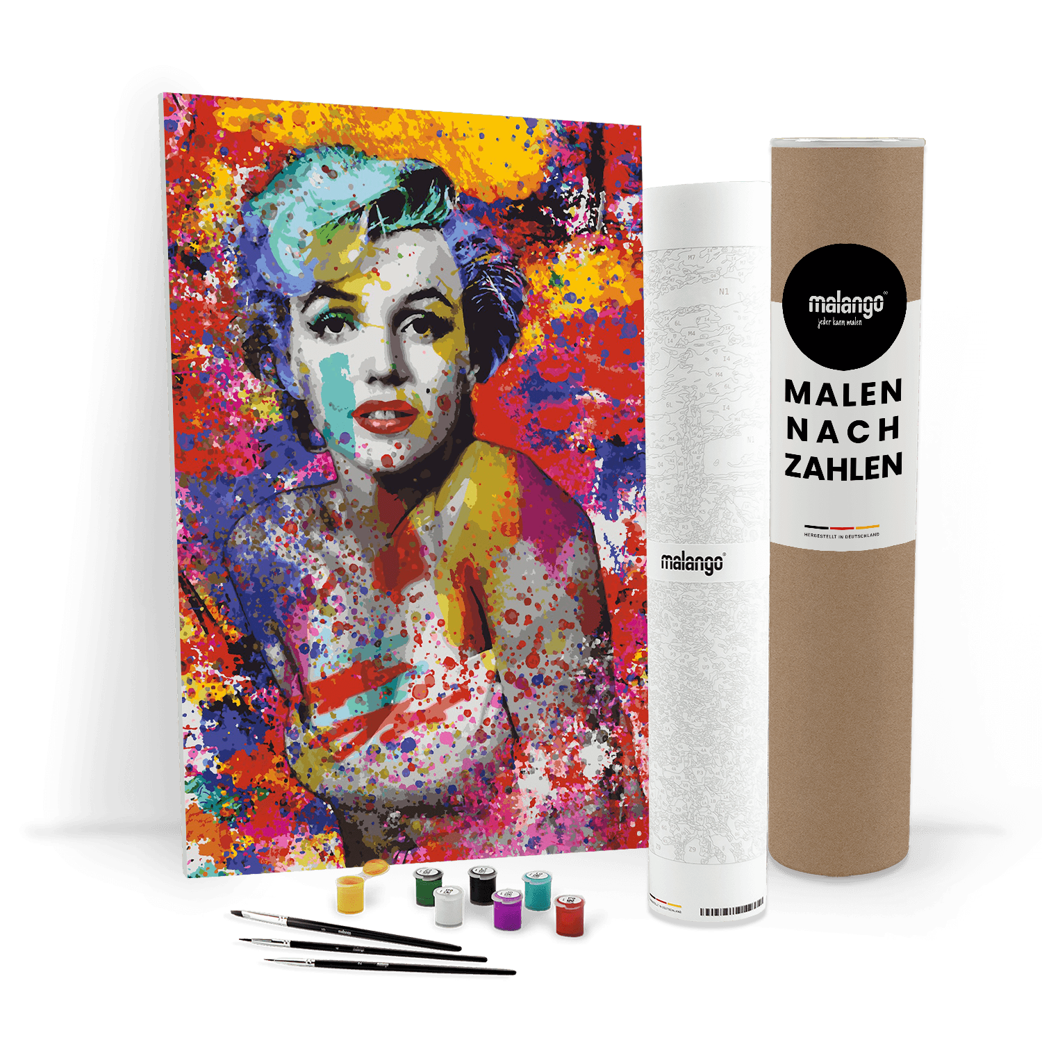 Malen nach Zahlen - Marilyn Monroe - Color Me Pop Art - Hifza - Limited Edition