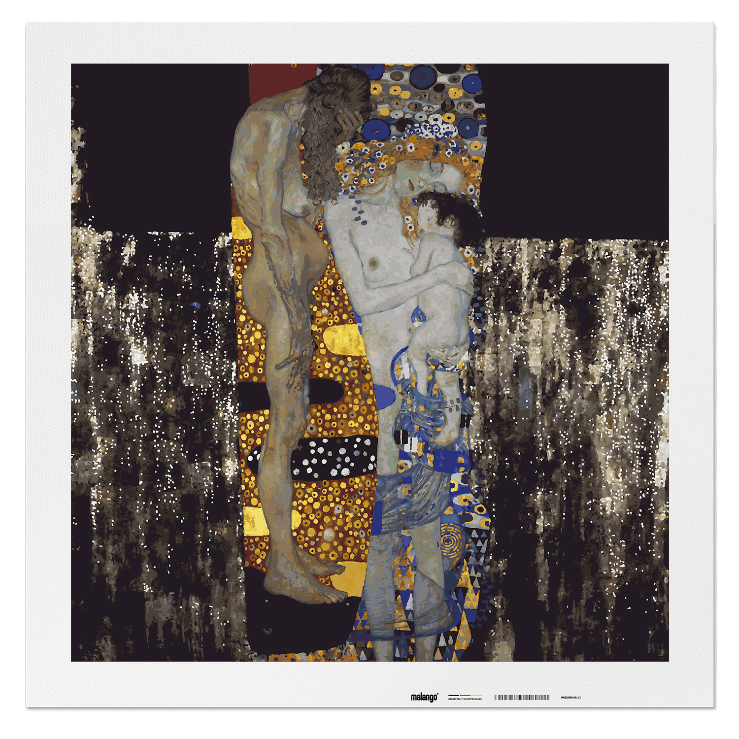 Malen nach Zahlen - Die drei Lebensalter - Gustav Klimt