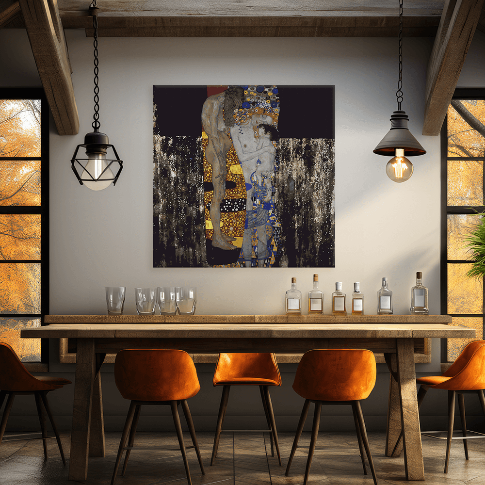 Malen nach Zahlen - Die drei Lebensalter - Gustav Klimt