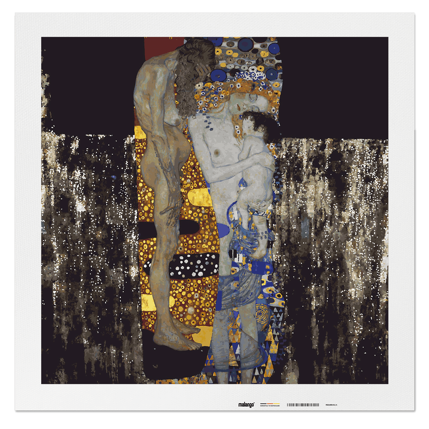 Malen nach Zahlen - Gustav Klimt - Die drei Lebensalter