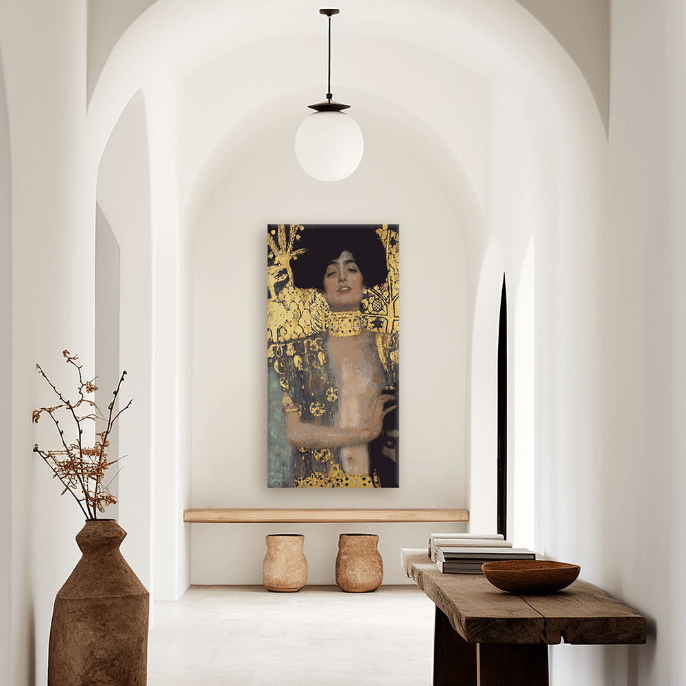 Malen nach Zahlen - Judith I, 1901 - Judith mit dem Haupt des Holofernes - Gustav Klimt