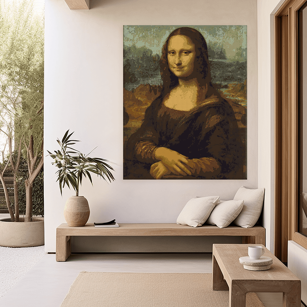 Malen nach Zahlen - Leonardo da Vinci - Mona Lisa