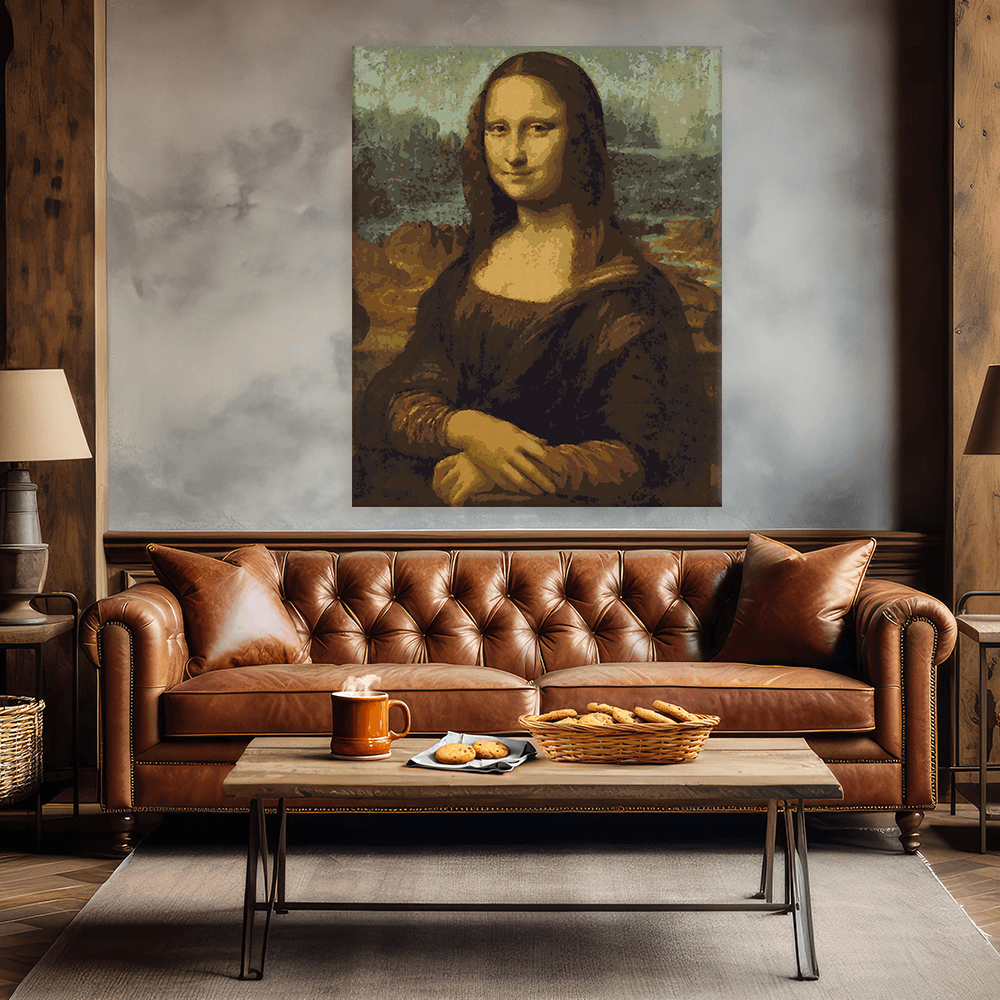 Malen nach Zahlen - Leonardo da Vinci - Mona Lisa