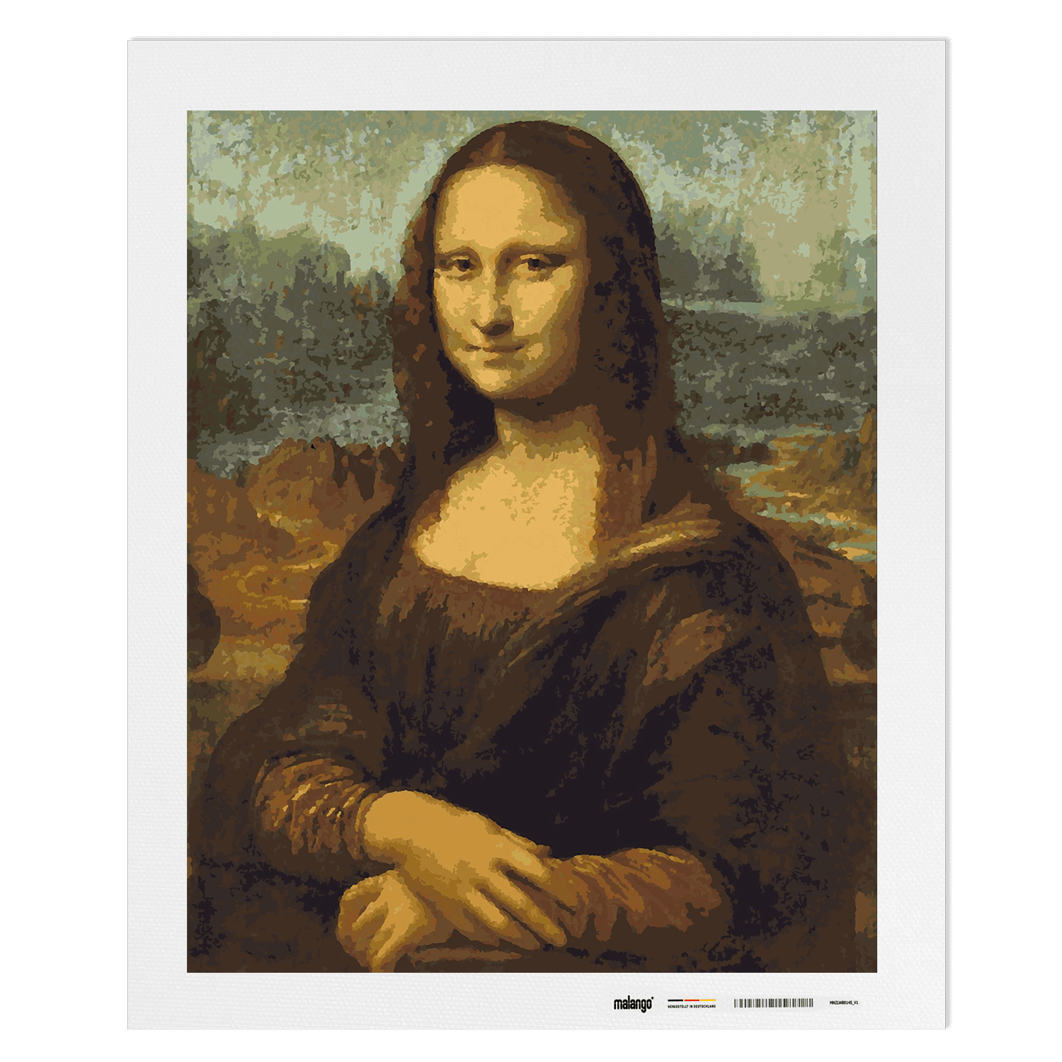 Malen nach Zahlen - Leonardo da Vinci - Mona Lisa