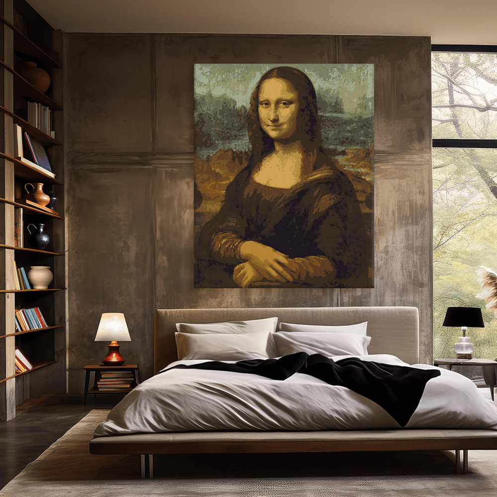 Malen nach Zahlen - Leonardo da Vinci - Mona Lisa