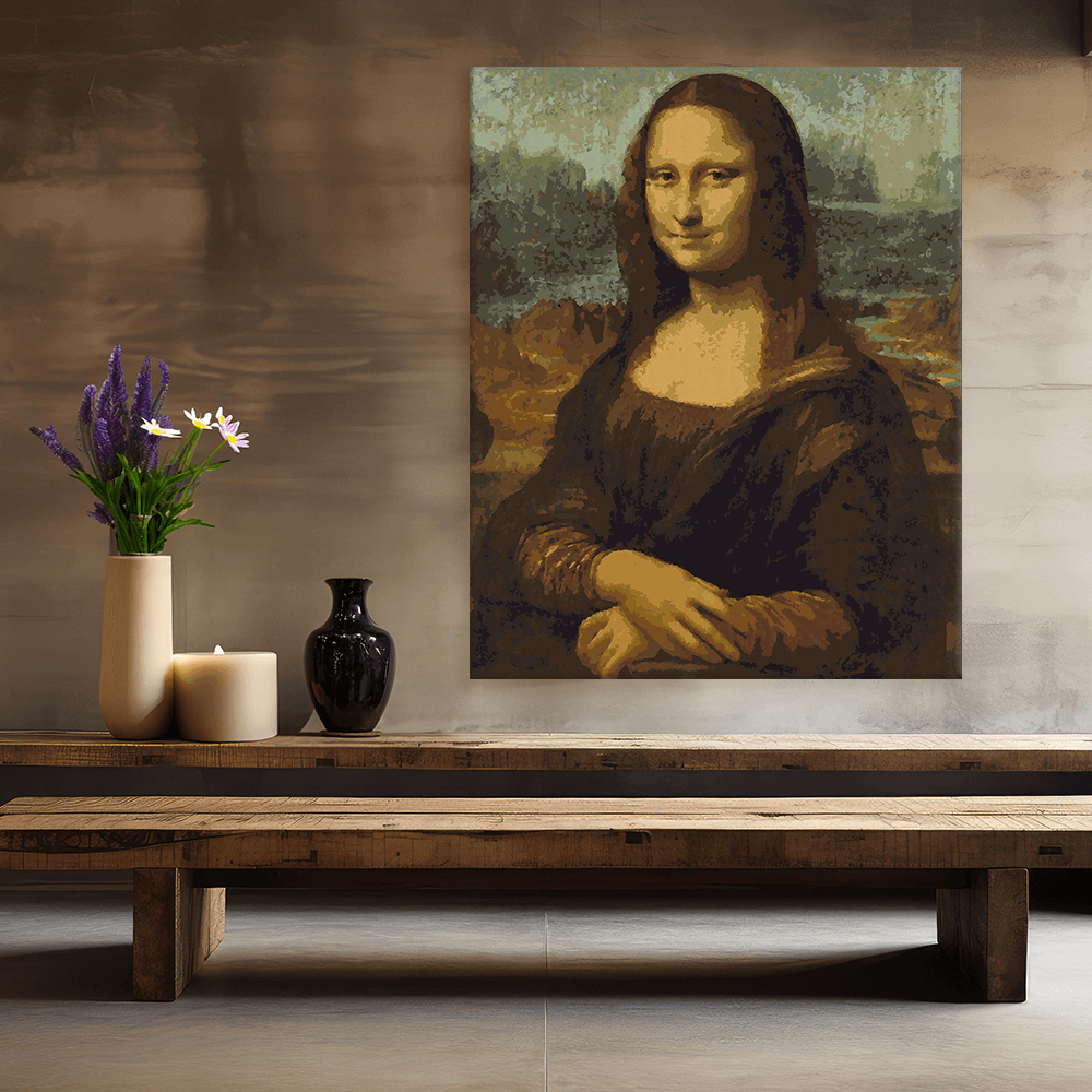 Malen nach Zahlen - Leonardo da Vinci - Mona Lisa