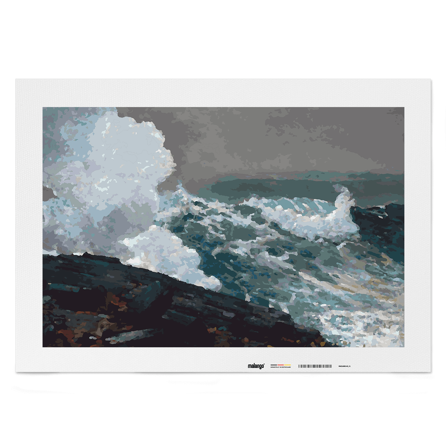 Malen nach Zahlen - Winslow Homer - Northeaster