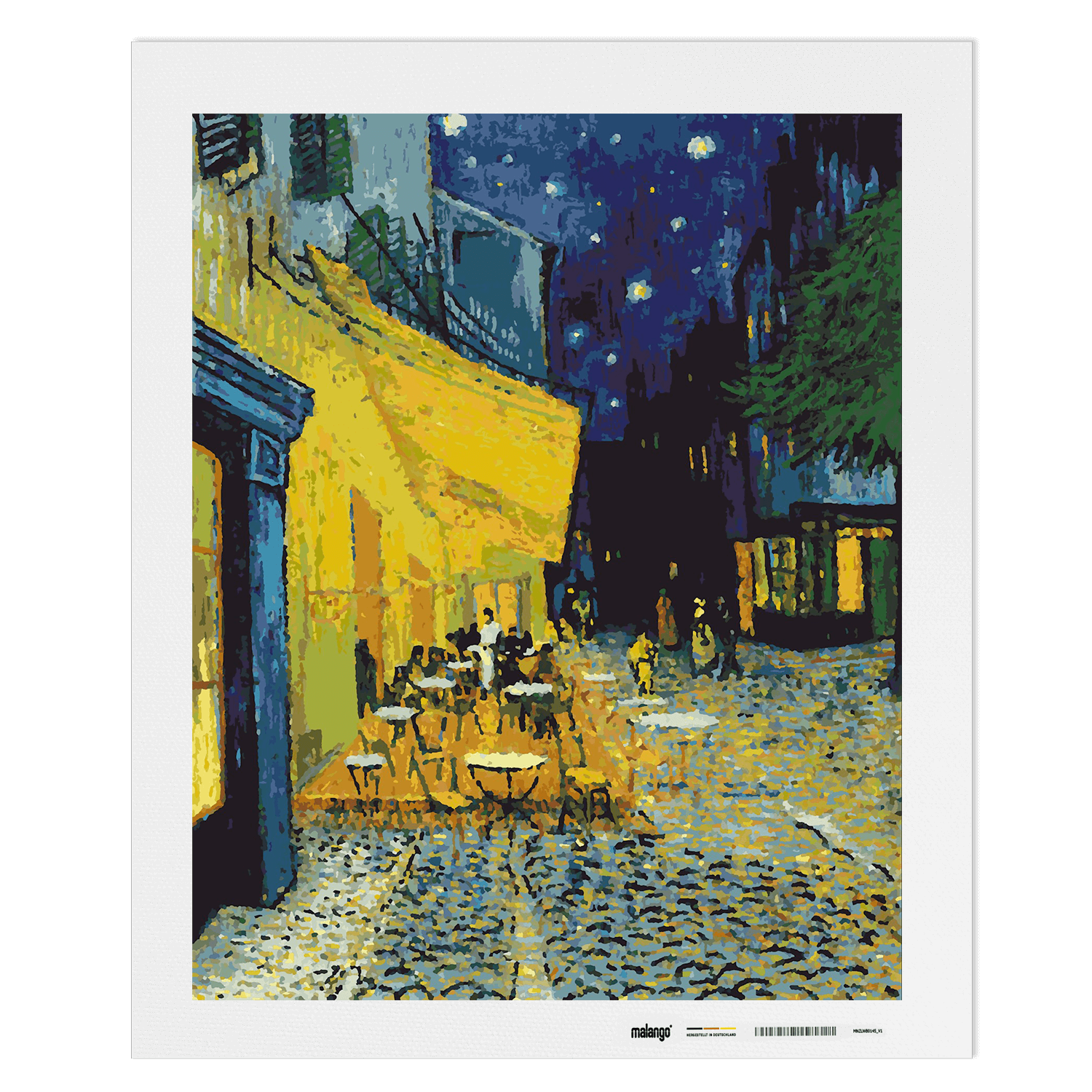 Malen nach Zahlen - Vincent van Gogh - Cafï¿½terrasse bei Nacht
