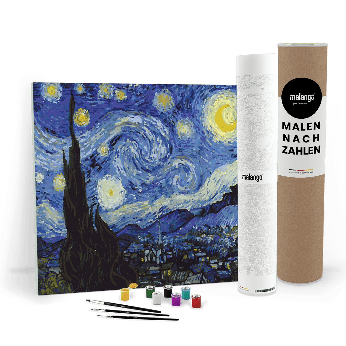 Malen nach Zahlen - Vincent van Gogh - Die Sternennacht