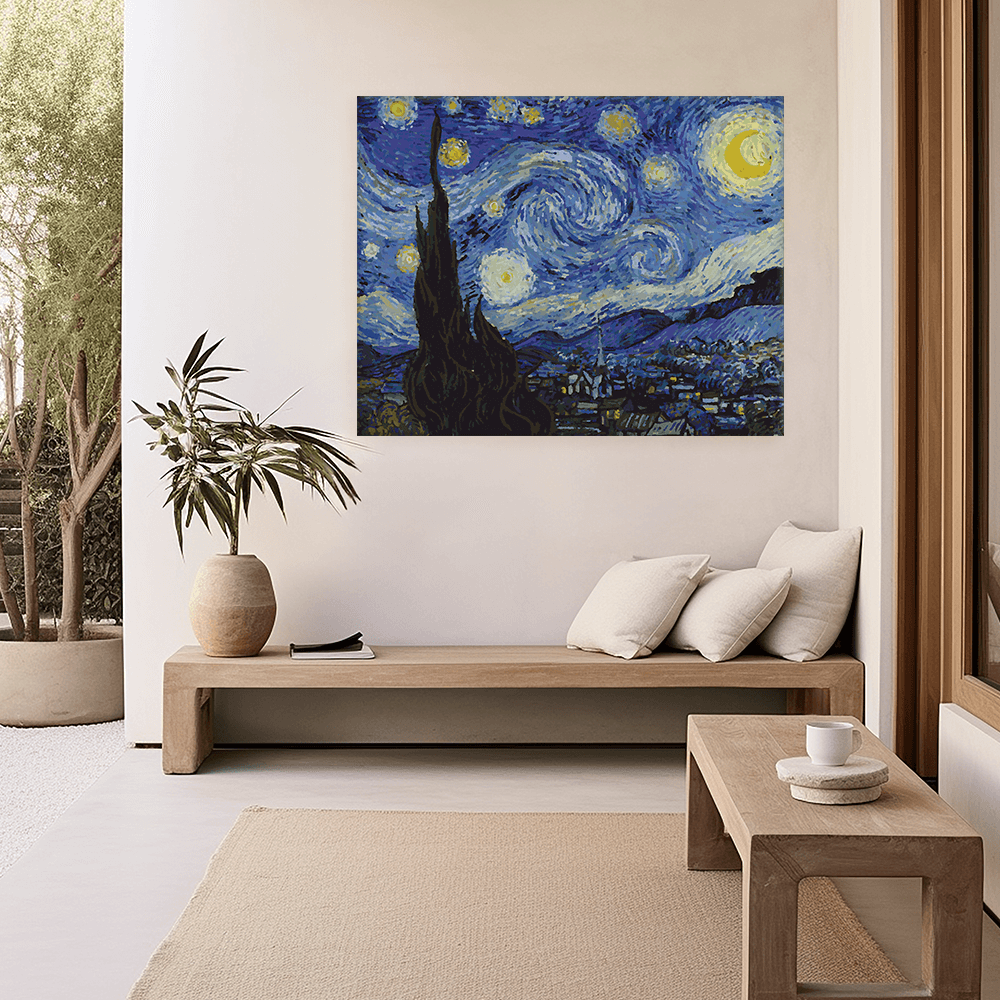 Malen nach Zahlen - Vincent van Gogh - Die Sternennacht