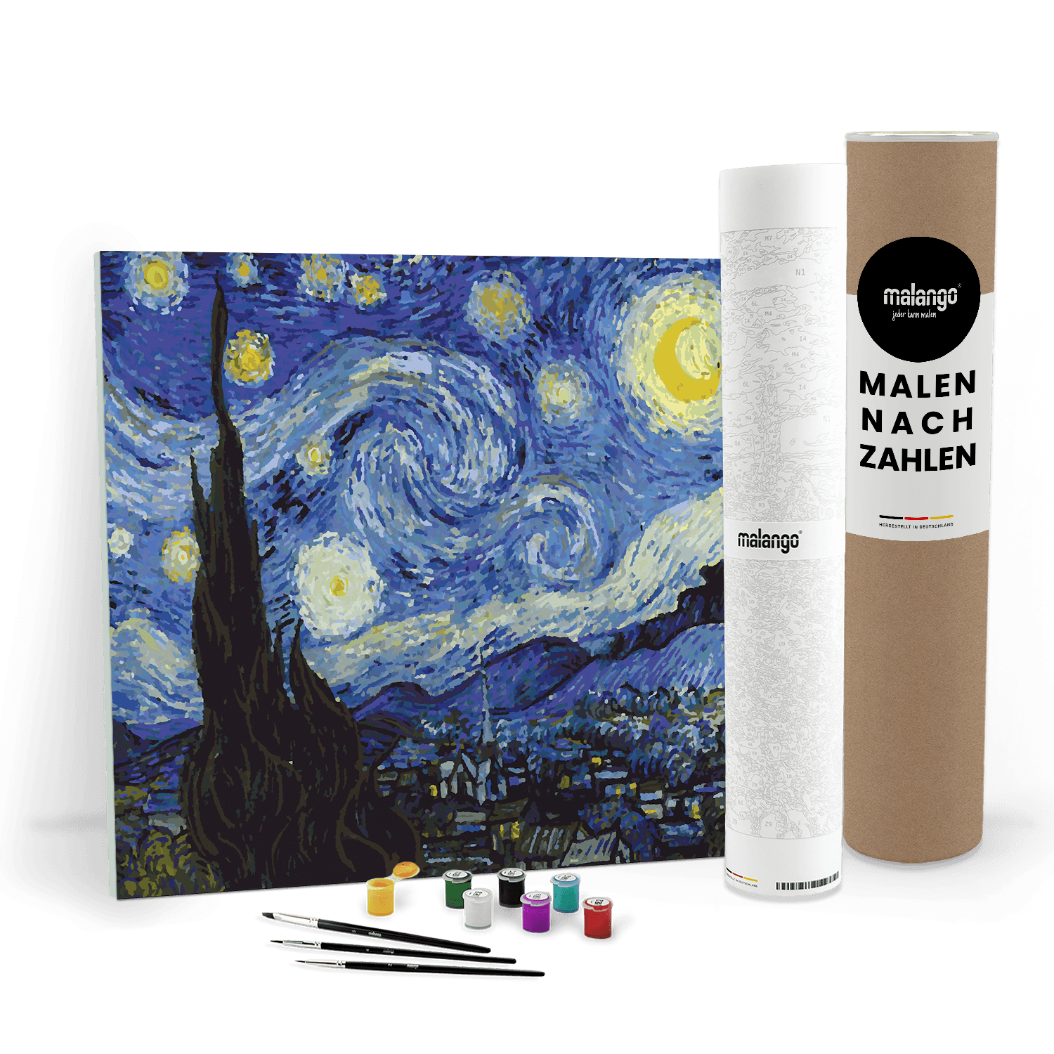 Malen nach Zahlen - Vincent van Gogh - Die Sternennacht
