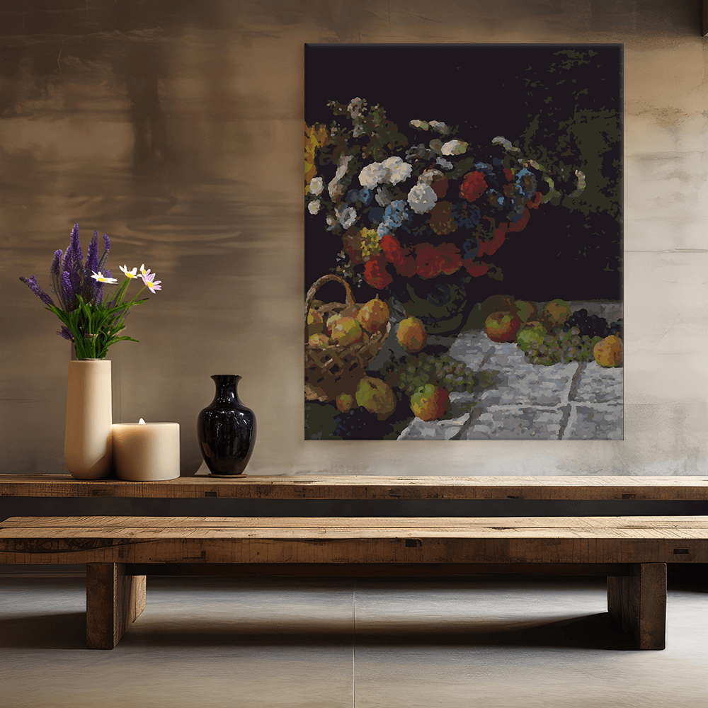 Malen nach Zahlen - Claude Monet - Flowers and Fruits