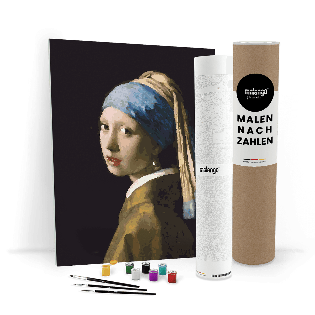 Malen nach Zahlen - Johannes Vermeer - Das Mï¿½dchen mit dem Perlenohrring