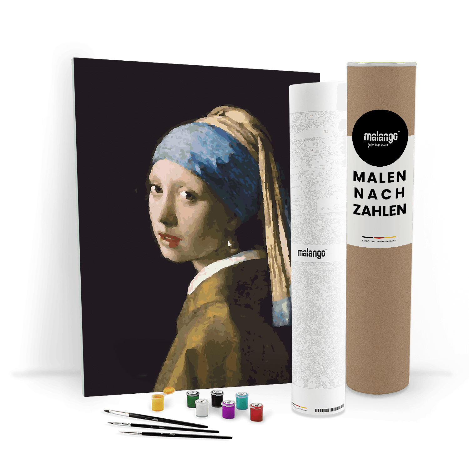 Malen nach Zahlen - Johannes Vermeer - Das Mädchen mit dem Perlenohrring