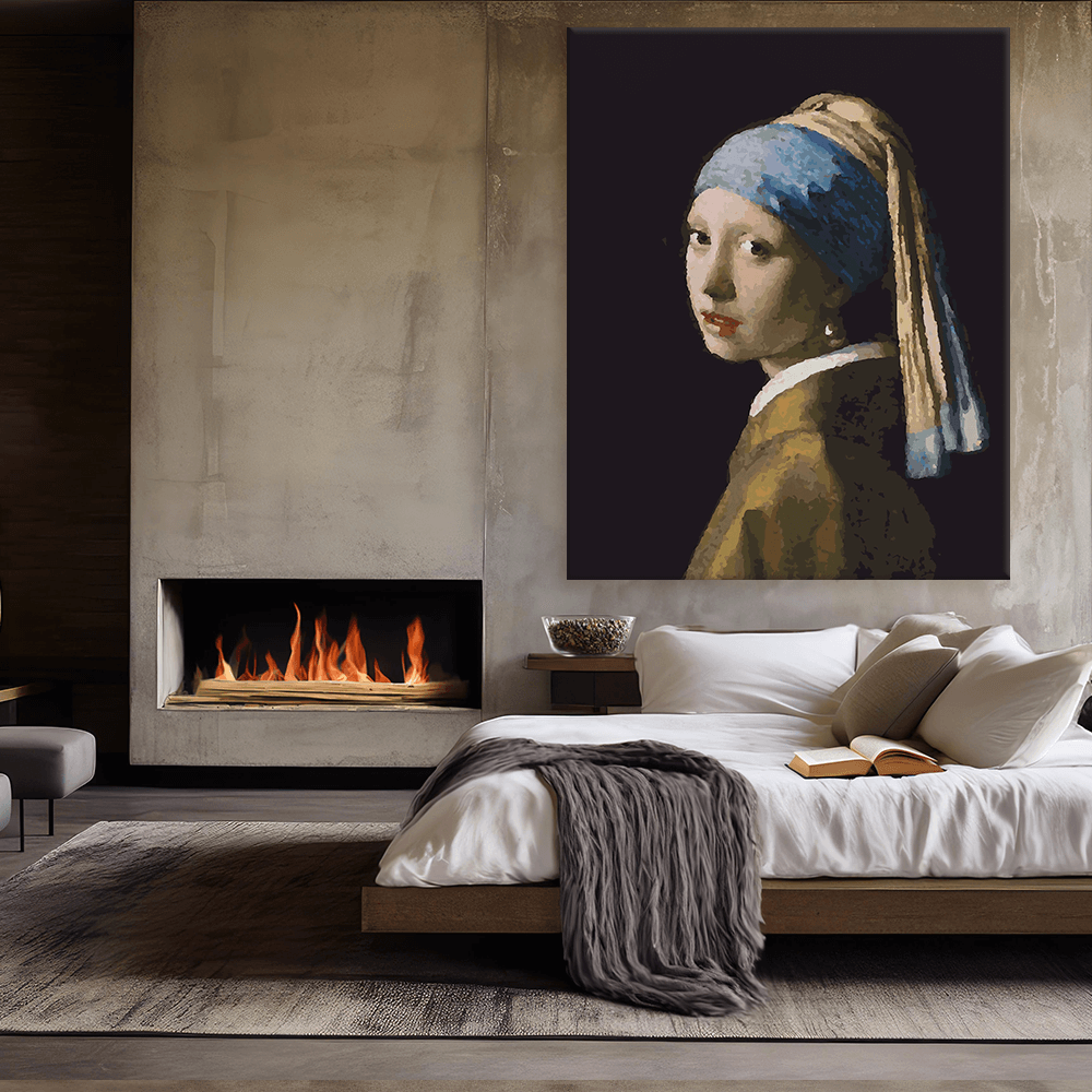 Malen nach Zahlen - Johannes Vermeer - Das Mï¿½dchen mit dem Perlenohrring