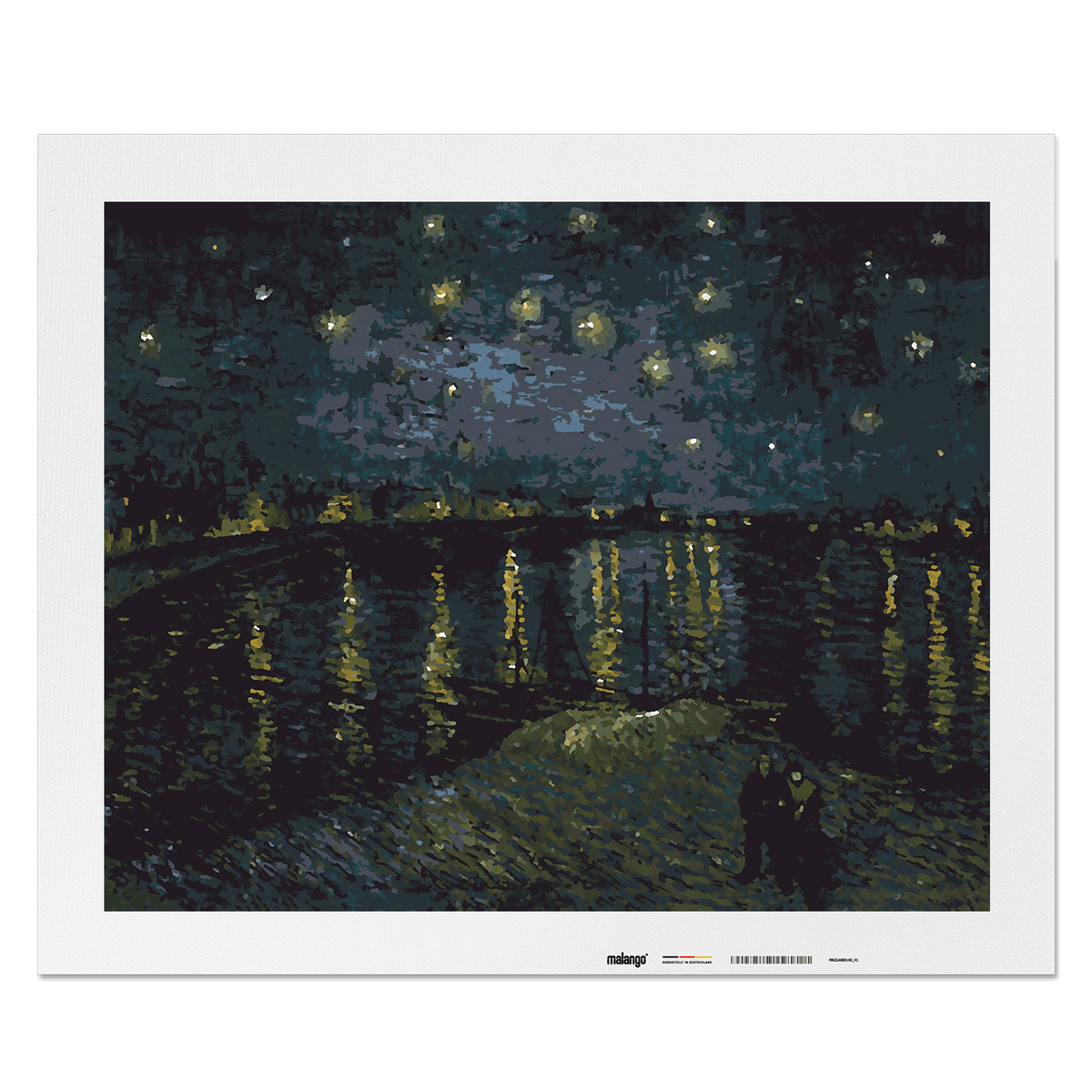 Malen nach Zahlen - Vincent van Gogh - Sternennacht über der Rhone