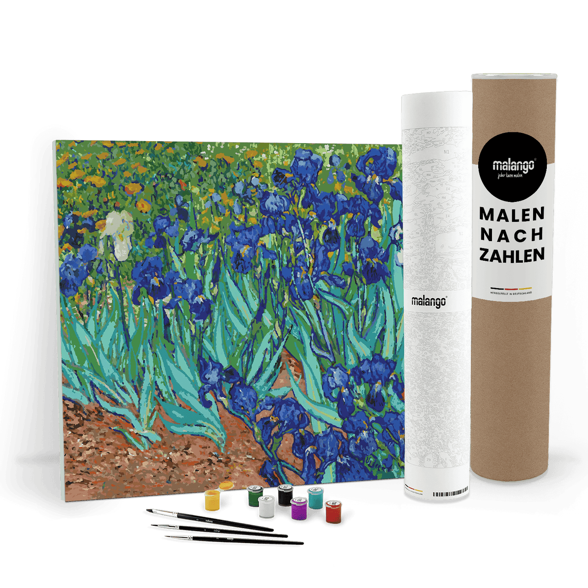Malen nach Zahlen - Vincent van Gogh - Irises (Schwertlilien)