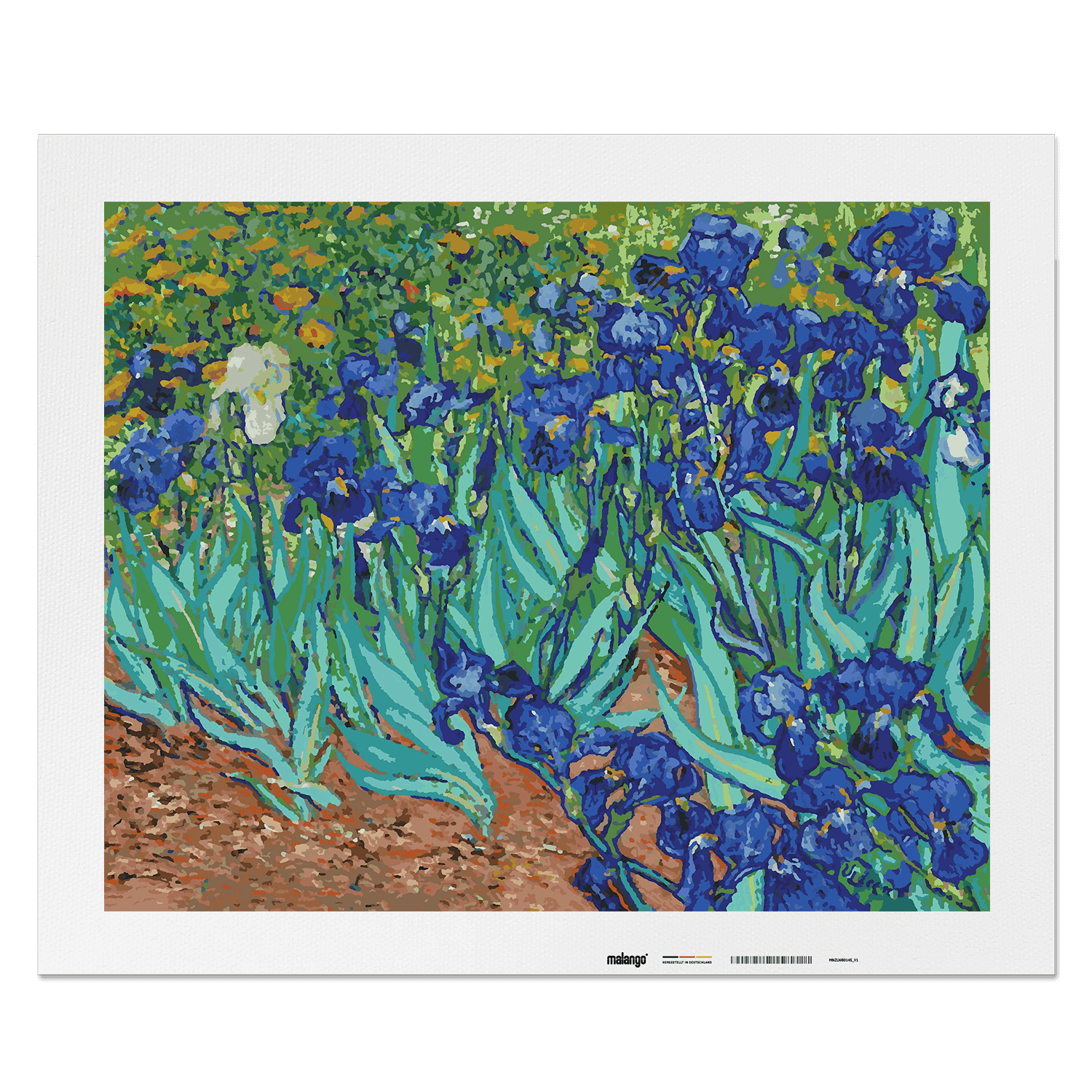 Malen nach Zahlen - Vincent van Gogh - Irises (Schwertlilien)