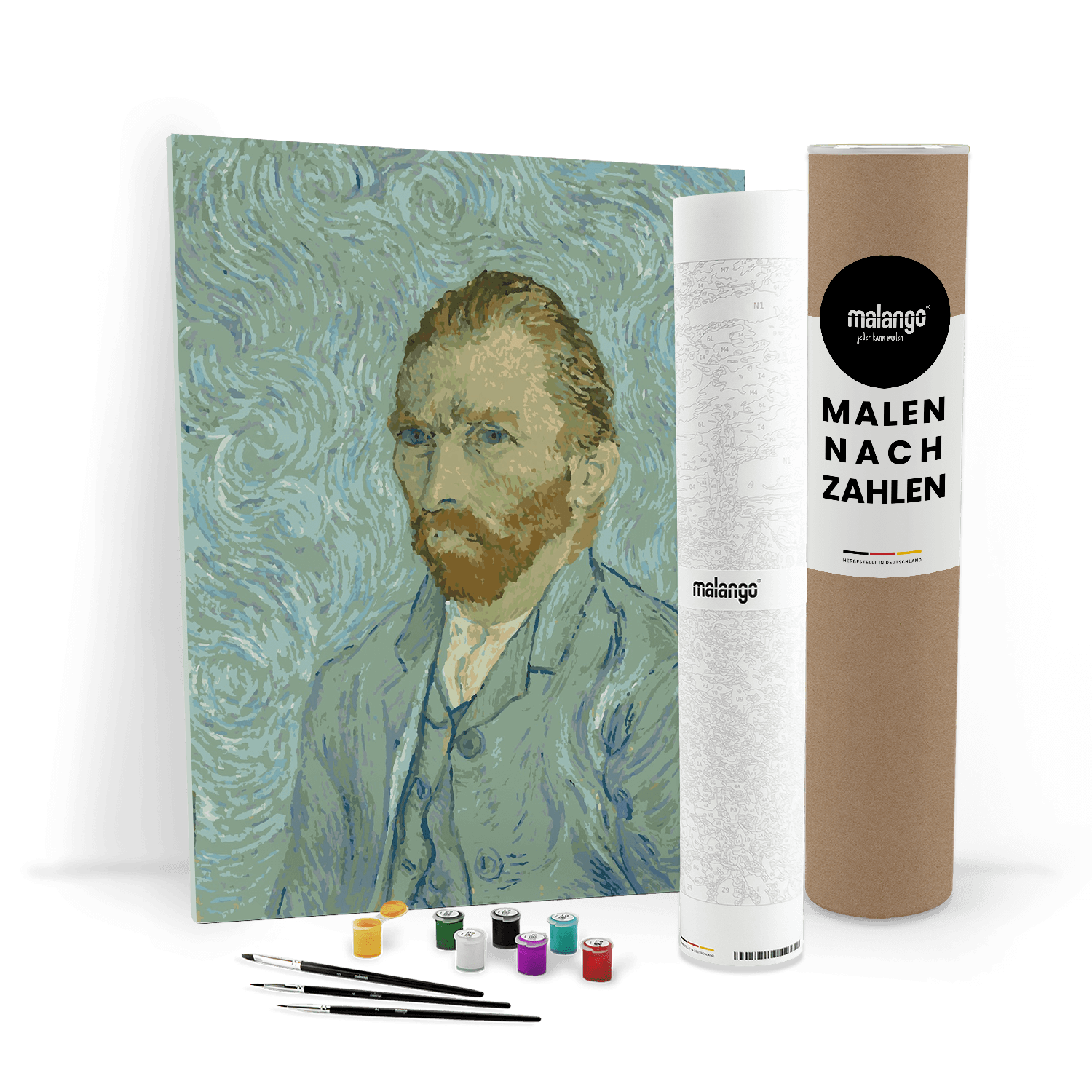 Malen nach Zahlen - Vincent van Gogh - Selbstportrait