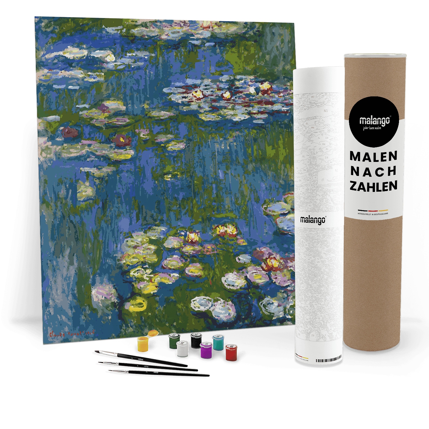 Malen nach Zahlen - Claude Monet - Seerosen - Water Lilies 1916
