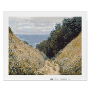 Malen nach Zahlen - Straße in La Cavée, Pourville - Claude Monet