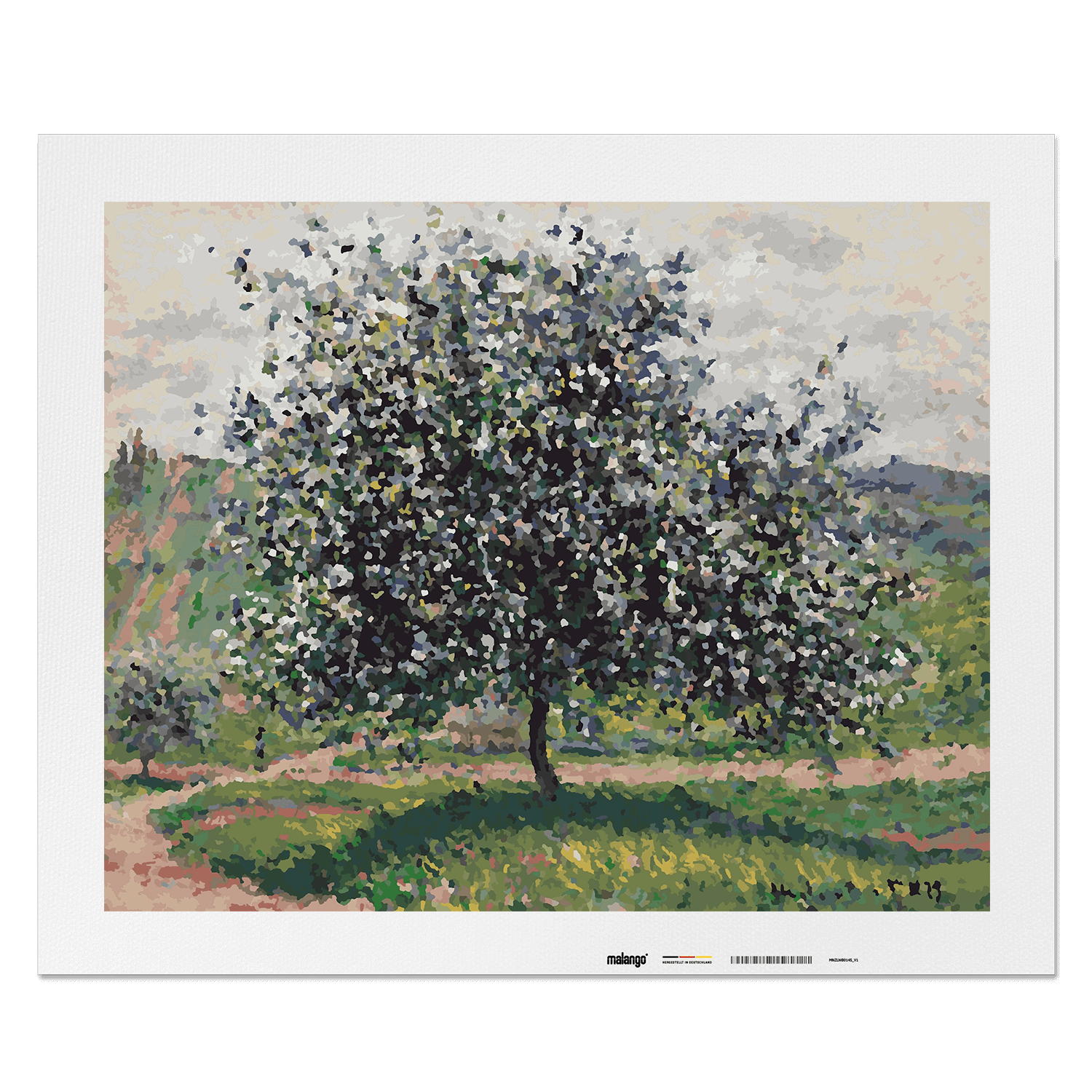 Malen nach Zahlen - Claude Monet - Der Apfelbaum