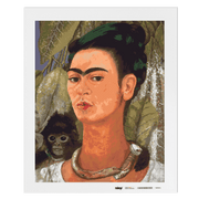 Malen nach Zahlen - Selbsbildnis mit Affe - Frida Kahlo