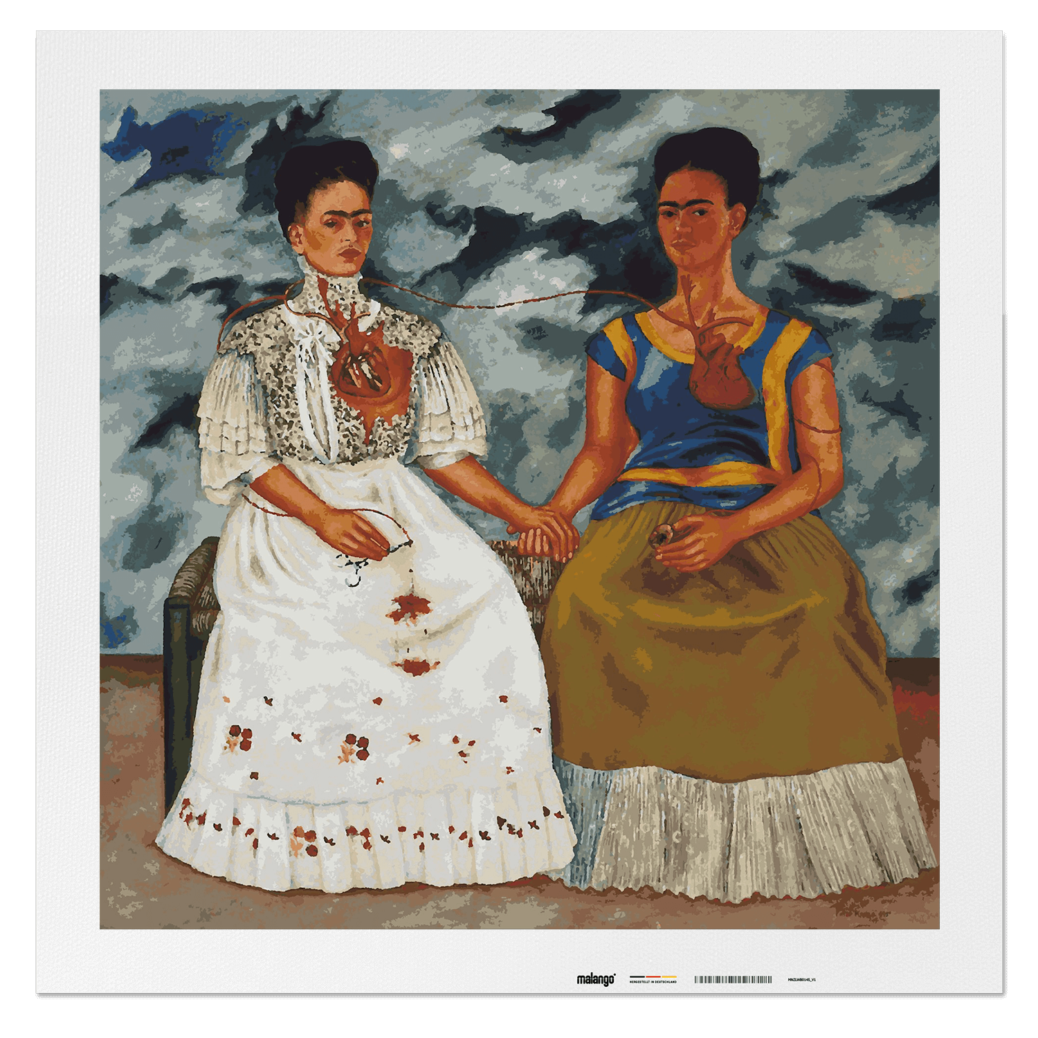 Malen nach Zahlen - Frida Kahlo - The Two Fridas