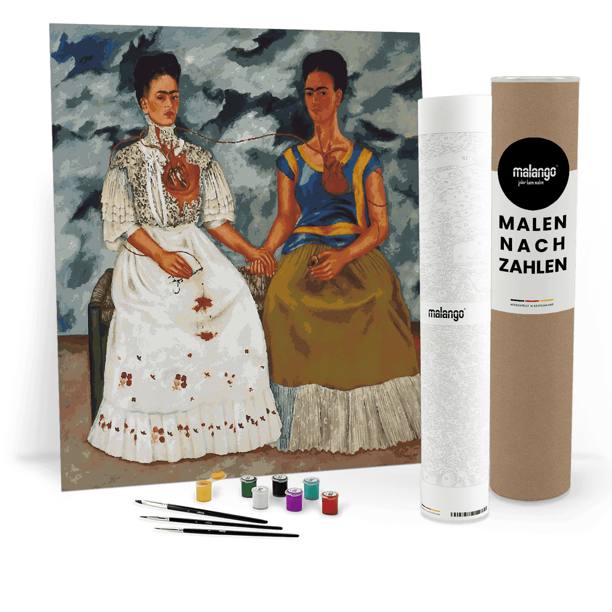 Malen nach Zahlen - Frida Kahlo - The Two Fridas