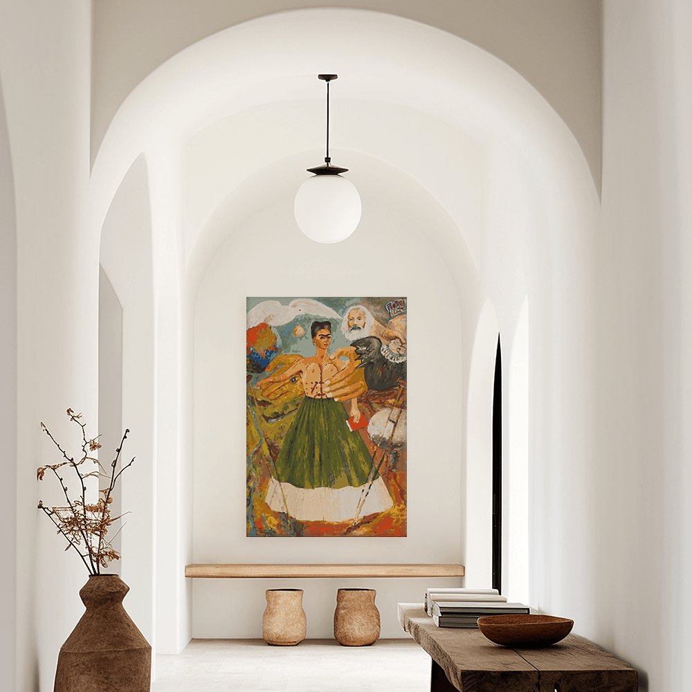 Malen nach Zahlen - Marxism Will Give Health to the Ill - Frida Kahlo