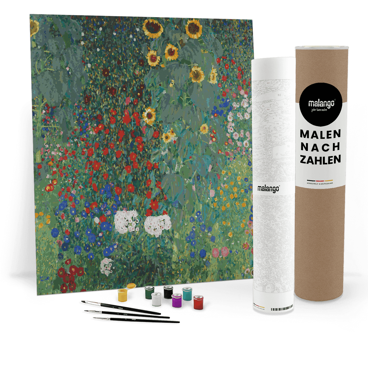 Malen nach Zahlen - Gustav Klimt - Bauerngarten mit Sonnenblumen