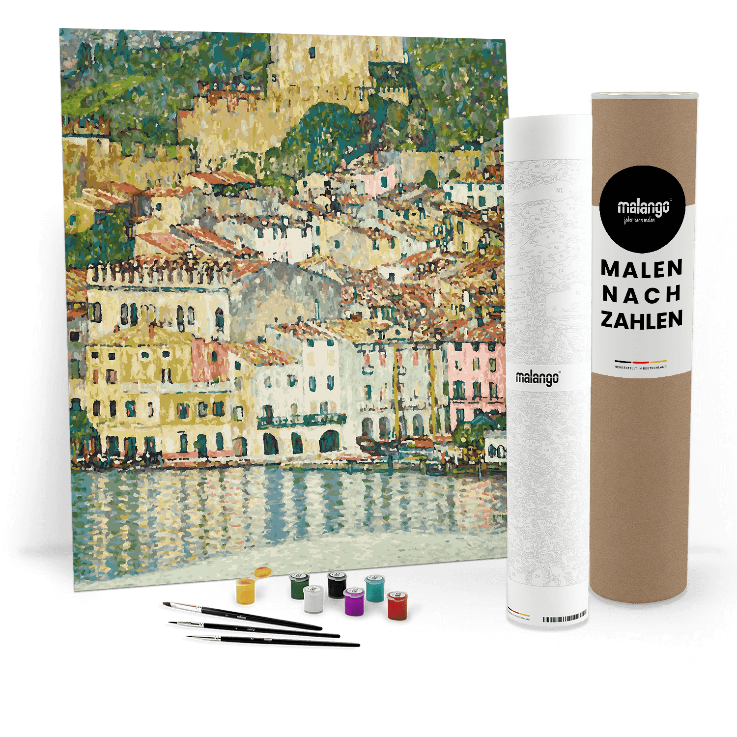 Malen nach Zahlen - Malcesine am Gardasee - Gustav Klimt