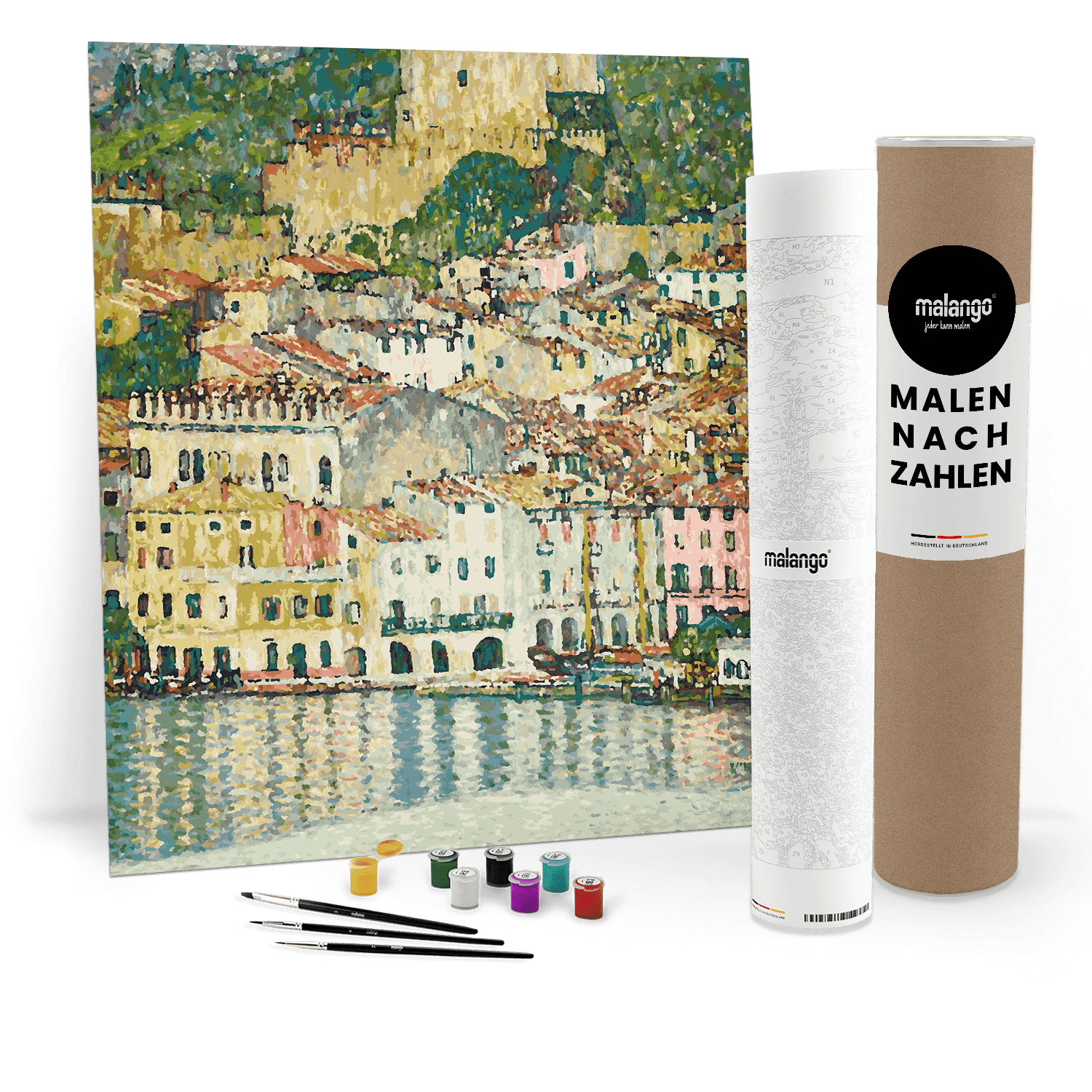 Malen nach Zahlen - Gustav Klimt - Malcesine am Gardasee