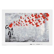 Malen nach Zahlen - suicide Girl - ButterFly Headshot - Banksy inspired - Hifza