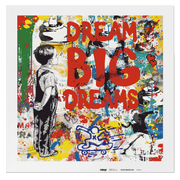 Malen nach Zahlen - Dream big Dreams - Banksy inspired - Hifza