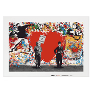 Malen nach Zahlen - Albert & Charlie - Follow your Heart / Make love not war - Banksy inspired - Hifza