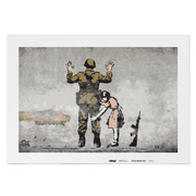 Malen nach Zahlen - Girl searching soldier - Banksy inspired - Hifza
