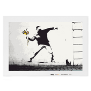 Malen nach Zahlen - Flower Thrower - Banksy inspired - Hifza