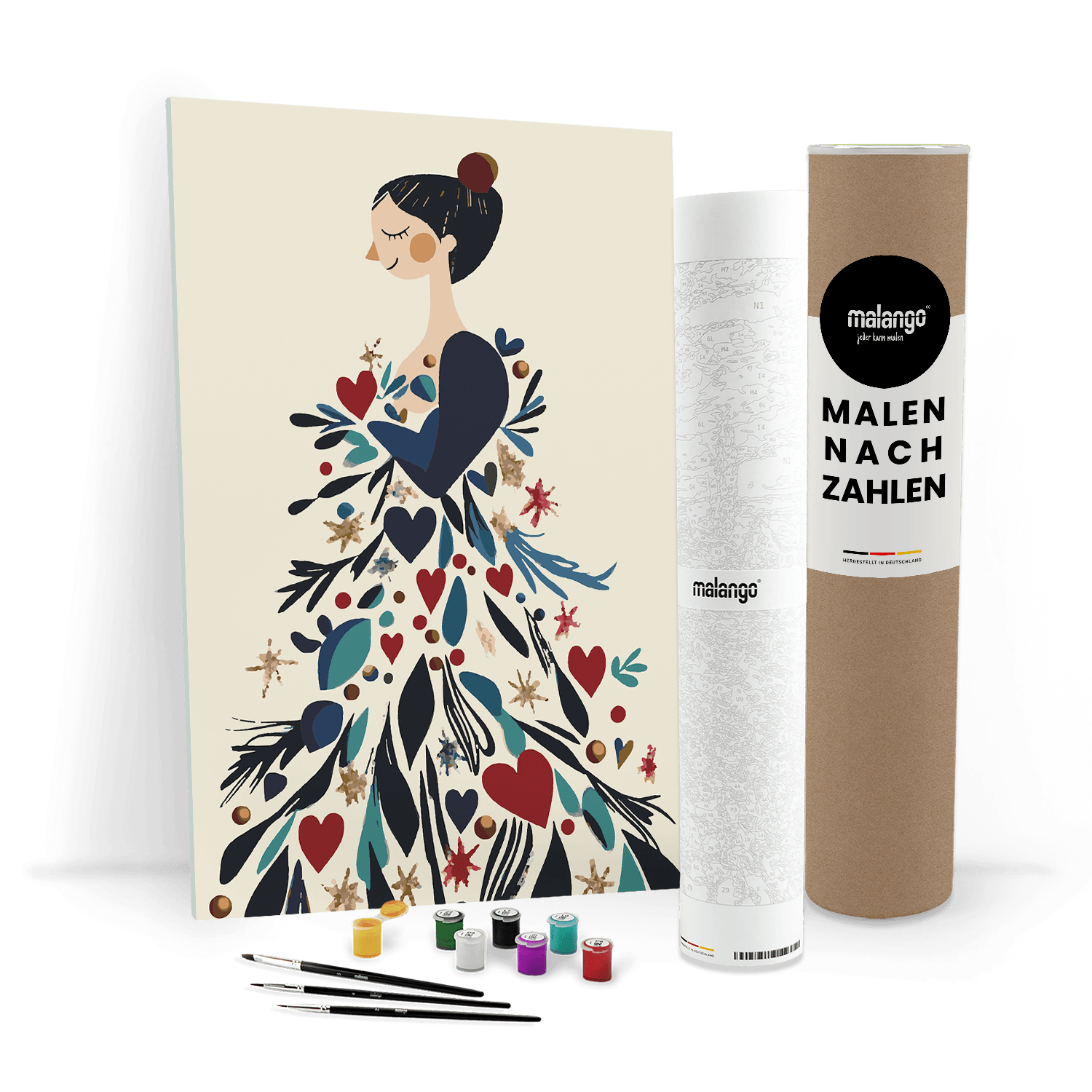 Malen nach Zahlen - The Christmas Dress