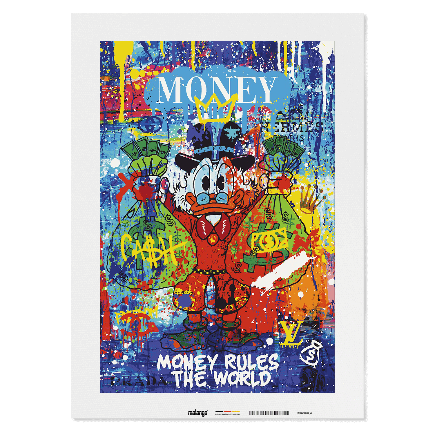 Malen nach Zahlen - DAGOBERT MONEY RULES THE WORLD No. 1 - LIMITED EDITION