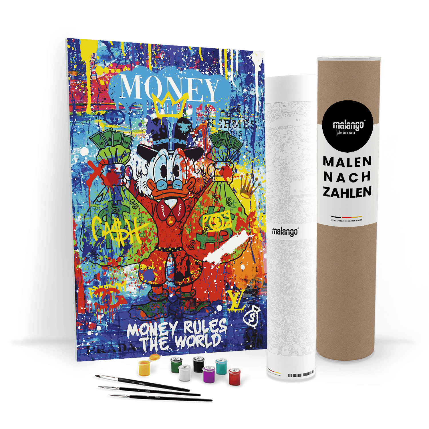 Malen nach Zahlen - DAGOBERT MONEY RULES THE WORLD No. 1 - LIMITED EDITION