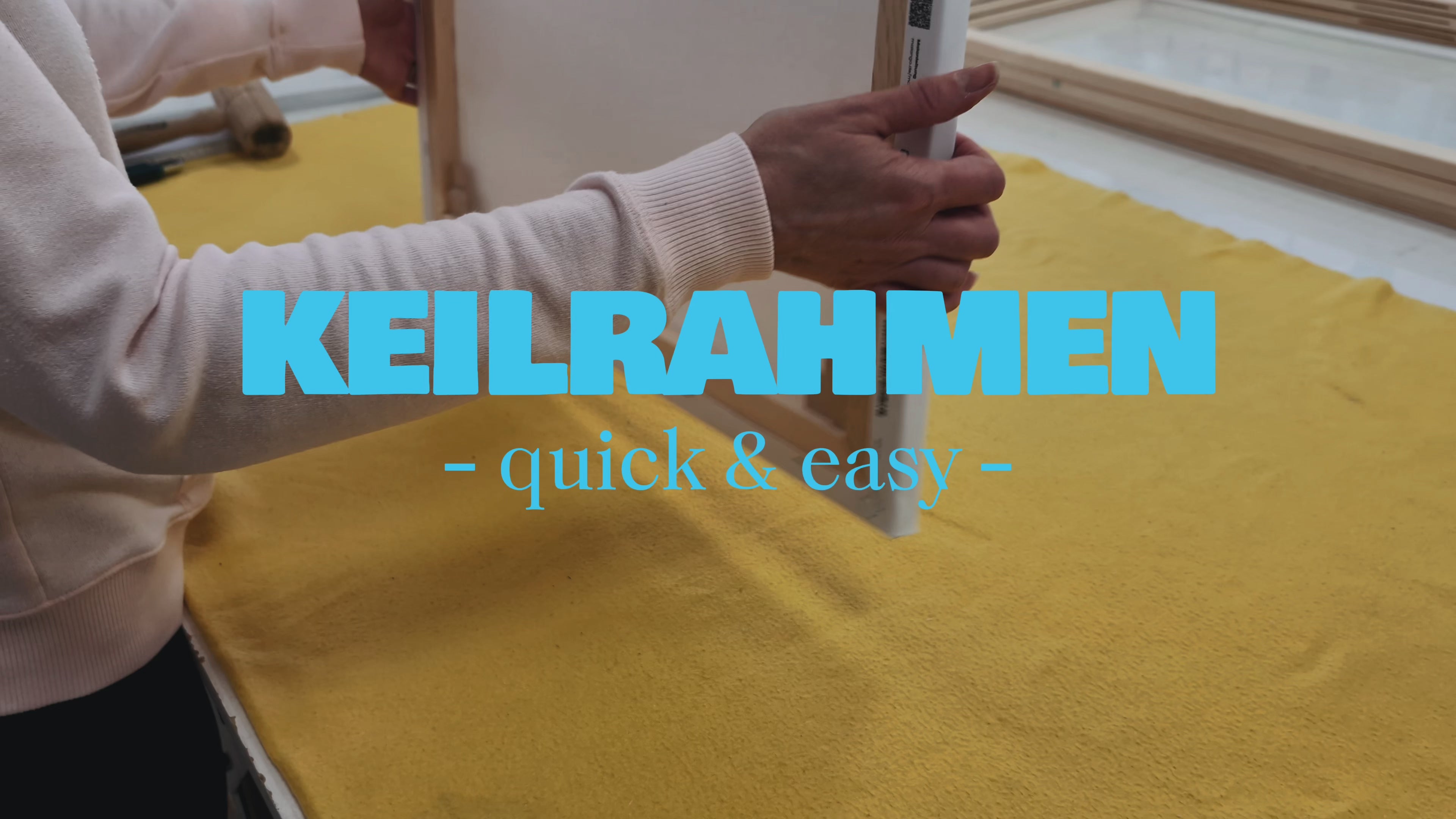 Video laden: Bespanne einen Keilrahmen mit malango 2024.mov__PID:fb30aaa7-4463-42a4-ad0a-6f64292d9db0